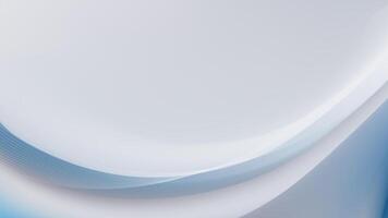 Abstract Blue White Gradient Curves, Smooth Wavy Lines Background vector