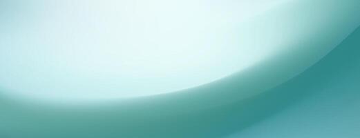 Abstract Teal Gradient Background Smooth Curves, Soft Hues, Digital Art vector