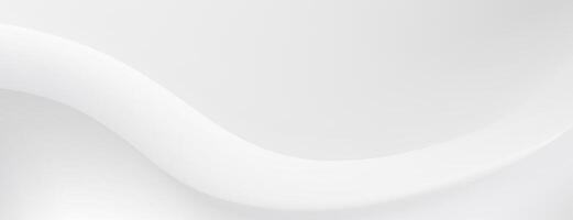 Abstract White Background, Smooth Curves, Minimalist Design, Elegant Gray Tones, vector