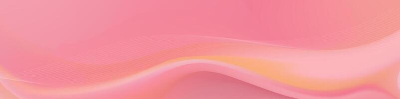 Soft pink and peach gradient background with subtle, flowing waves and thin white lines. vector