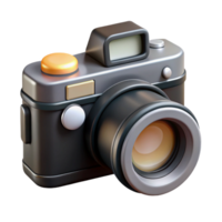 3D Render of a Classic Camera png