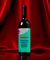Creative Bottle Visualization for Packaging and Branding Projects psd