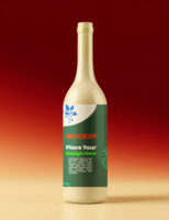 Realistic Bottle Mockup for Product Design and Packaging Visualization psd