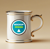 Elegant Mug Mockup Featuring a Coffee Cup for Branding and Design Projects psd