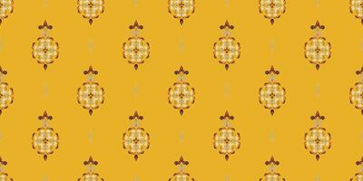 Damask seamless pattern,damask Ikat floral seamless pattern illustration,green and white background,Aztec style,baroque pattern.design for texture,fabric,clothing,wrapping,decoration,print,tile vector