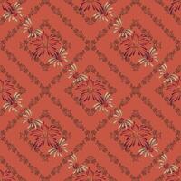 Traditional Textile block print Pattern ,Ajrakh, Ikat, batik print Pattern, abstract Hand Block Print background digital printing textile pattern. vector