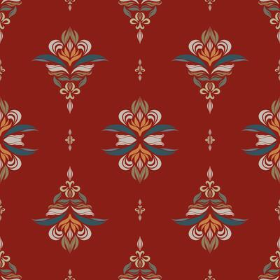 Motifs African boho paisley Floral Ikat pattern embroidery border. Ethnic ikat floral Ethnic Indian Pattern Ikat pattern Ethnic Pattern.Border indian floral Aztec embroidery border seamless patterns.