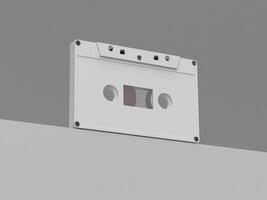 Cassette in The Edge Mockup 3D Render photo