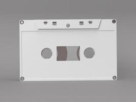 Front View Tape Cassettes Mockup 3D Render photo