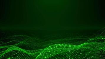 Looped Animated Technology Background with Dots and Lines video