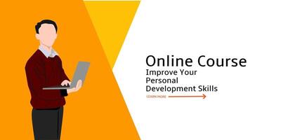 Digital marketing website page vector