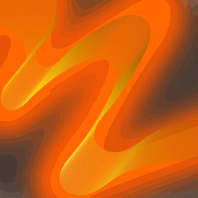 abstract brush water color background with orange derivative color combined with gold blend line. for digital presentation, product packaging, web design, or printed materials, etc.