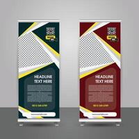 Roll up business brochure flyer banner design vertical template , cover presentation abstract geometric background, modern publication x-banner and flag-banner,carpet design vector