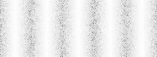 Black rippled halftone background. Grunge striped noise texture. Vanishing sand grain gradation wallpaper. Vertical dotted lined gradient pattern. Gritty pixelated comic overlay backdrop vector