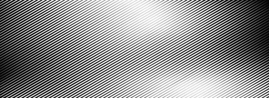 Vanishing linear gradient texture. Black diagonal stripe gradation background. Thin and thick fade slanted pattern backdrop. Oblique parallel stroke wallpaper for overlay, print, cover, banner vector