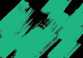 Green abstract paint brush strokes texture background. Grunge painting overlay backdrop. vector