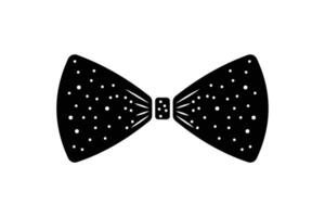 Bow tie icon. Black formal male neck tie symbol isolated on white background. realistic black bow tie icon closeup isolated. illustration. vector