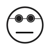 Emoji with sunglasses. Emoji with sunglasses in flat design style on white background. Emoji . vector