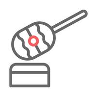 Auction gavel hitting the sound block. Concept of justice, law, and judgement. vector