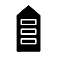 Military rank insignia. Concept of army, service, and hierarchy. vector