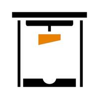 3D printer icon. Concept of modern technology, innovation, and rapid prototyping. vector
