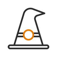 Witch hat icon. Concept of Halloween, magic, and fantasy. vector