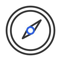 Compass icon. Concept of navigation, direction, and guidance. vector