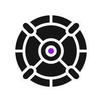 Abstract target icon. Concept of aim, goal, and focus. vector