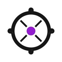 Target aim icon. Concept of accuracy, focus, and precision. vector