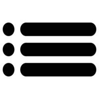 Menu icon Ecommerce website interface UI UX icon design vector