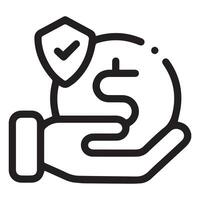 Payment Method hand icon Ecommerce website interface UI UX icon design . vector