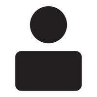 Profile man icon Ecommerce website interface UI UX icon design . vector