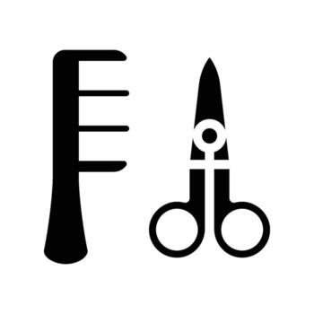 Sharp Scissors Icon vector
