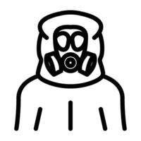 Hazard Suit Icon vector