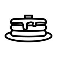Pancake Stack Icon vector