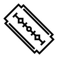 Sharp Razor Blade Icon vector