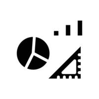 Mathematics Icon - solid vector
