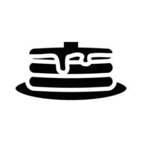 Pancake Stack Icon vector
