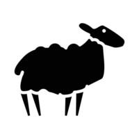 Sheep Side View Icon vector