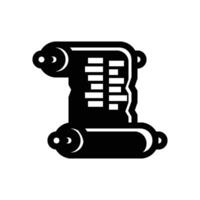 Papyrus Scroll Icon vector