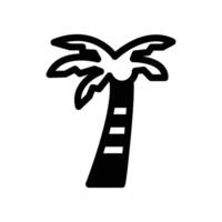 Palm Tree Desert Icon vector