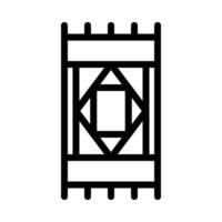 Carpet and Rug Icon vector