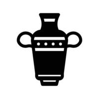 Ceramic Vase Icon Design vector