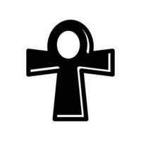 Ankh Ancient Symbol Icon vector
