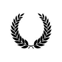 Greek Olive Branch Laurel Wreath Design vector