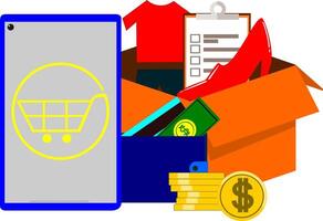 How to start an online store vector