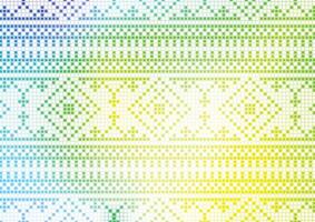 Green gradient pattern soft pixel knitwear background vector