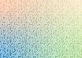 Triangle yellow line green soft blue pattern background vector