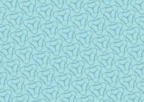Minimal line pattern soft blue cute geometry background vector