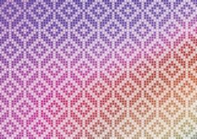 Square pattern soft purple pixel traditional background vector